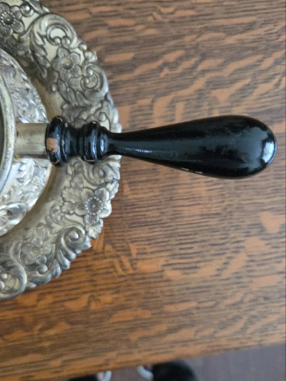 Vintage ANTIQUE SILVER PLATE ORNATE SAUCE GRAVY SERVER WITH DRIP DISH RARE